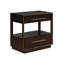 Table de chevet 2 tiroirs avec tablette