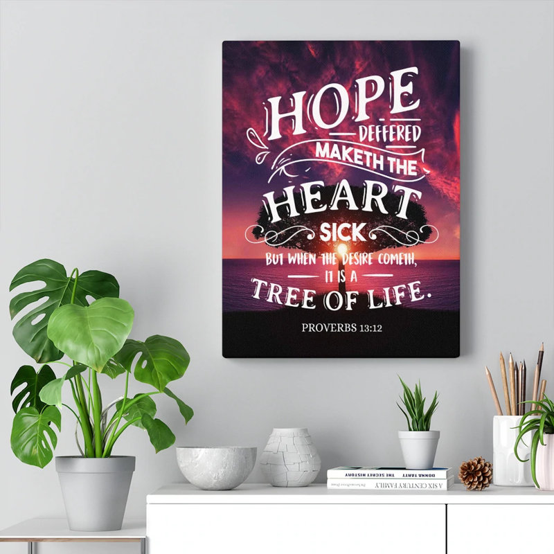 Tree Of Life - Wrapped Canvas Print, 36cm H x 28cm W