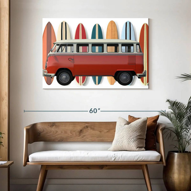Mehar Surfer Van, 30" H x 45" W