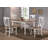 Kinsler Rubberwood Solid Wood Dining Table