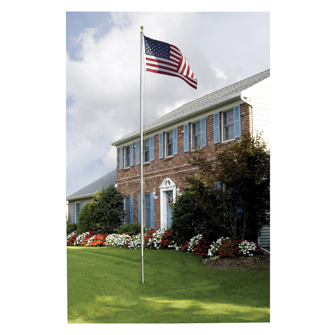 United States Double Sided 57'' H x 7.75'' W Nylon Independence Day Valley Forge Flag