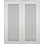 Smart Pro 8 Lite Manufactured Wood and Frosted Glass Panelled Interior Double Prehung Door