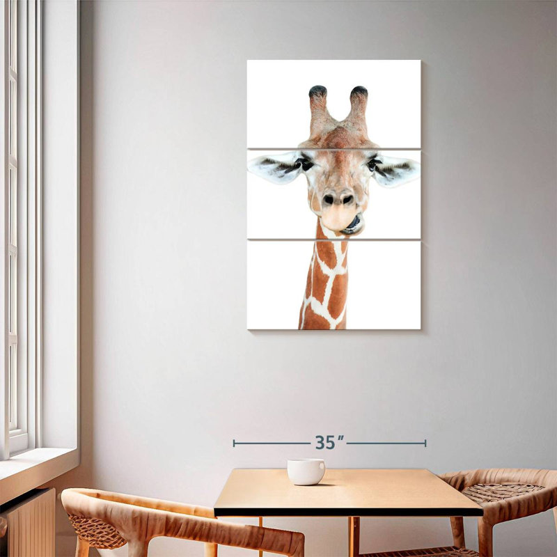 Brampt Cheeky Happy Giraffe, 57" H x 36" W