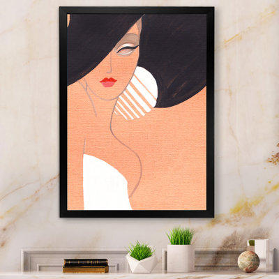 Portrait d'un mannequin élégant - Mid-Century