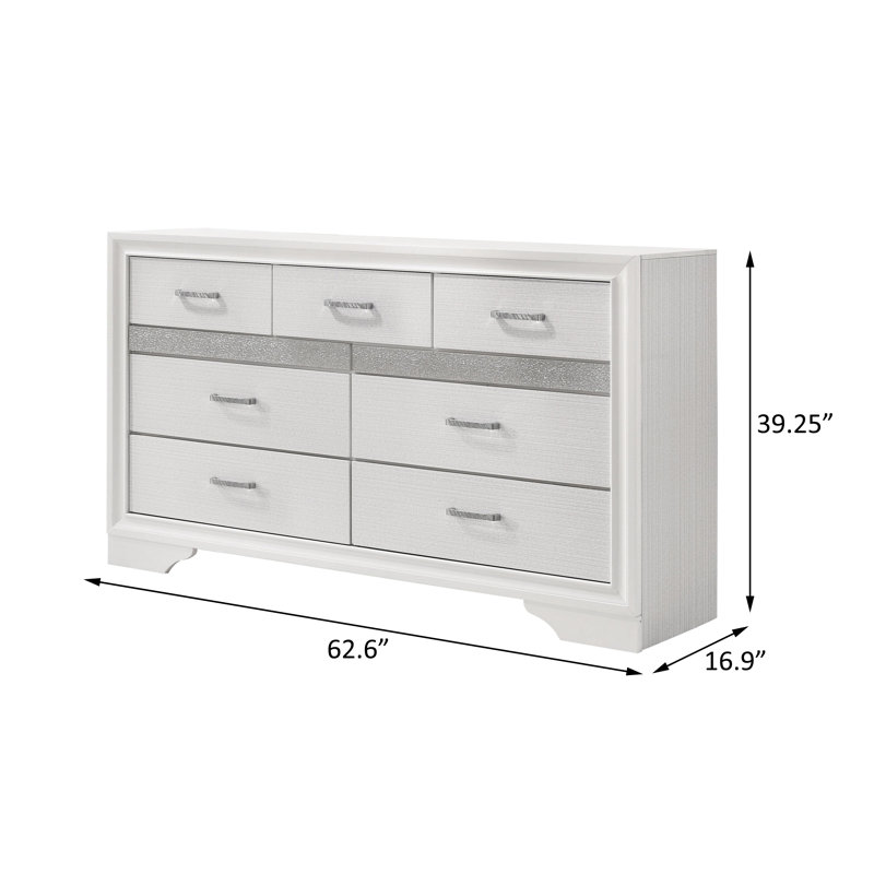 Ensemble de chambre à coucher 4 pièces 4 pièces , Simple, Blanc