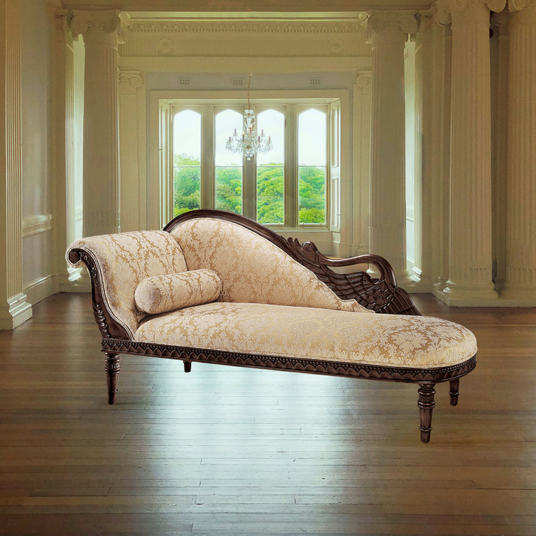 Akshara Swan Upholstered Chaise Lounge