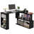 Innovative 360-Degree Rotating L-Shaped Desk With Ample Storage And Modern Design For Versatile Home Office Use.
