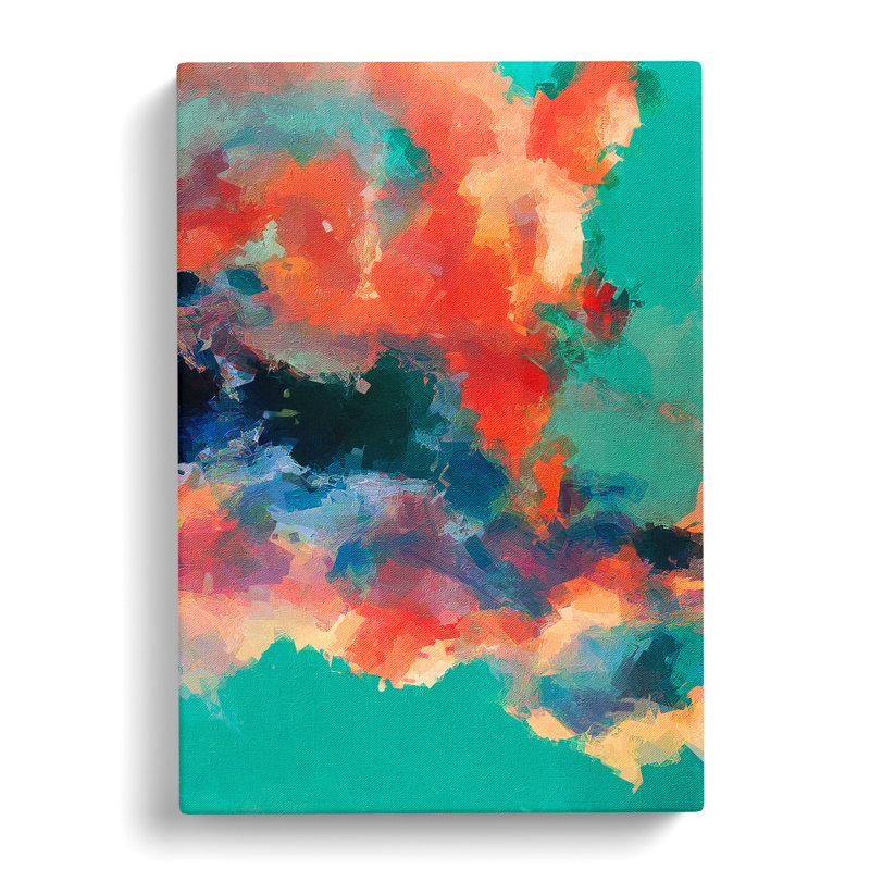 Help Myself Abstract - Wrapped Canvas Painting, 50cm H x 35cm W x 3cm D