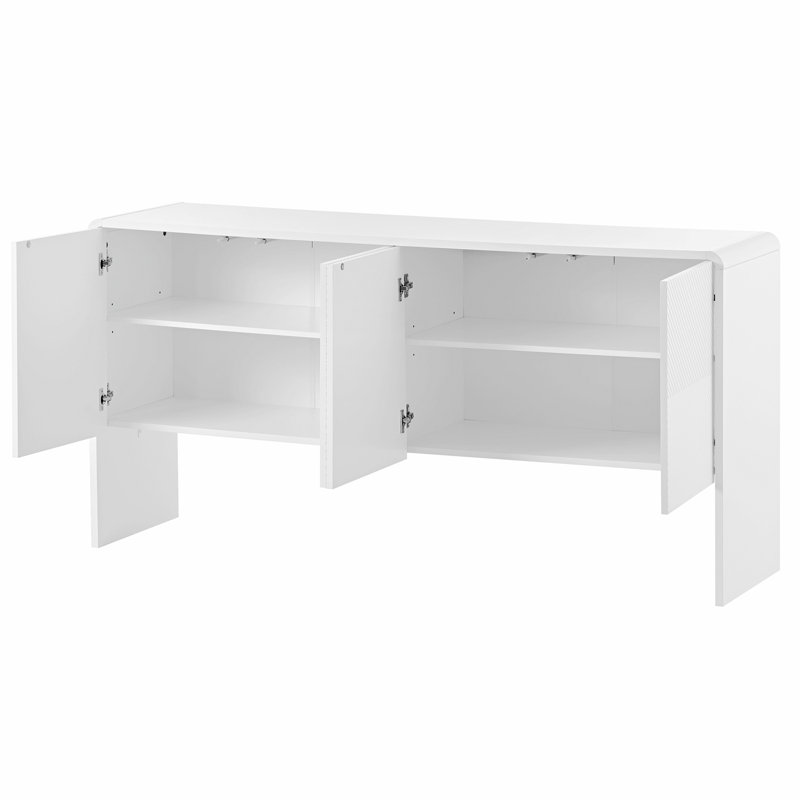 Buffet L 60 po Minimalist Style, Blanc