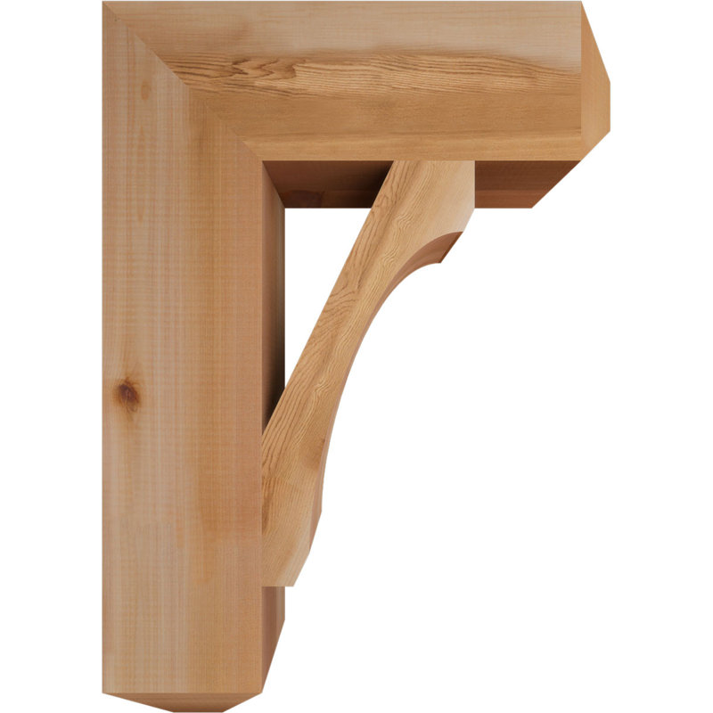 Support lisses 5 1/2 po x P 20 po x H 28 po, cèdre rouge de l'Ouest, Western Red Cedar (Smooth), H 28 po x l 5,5 po x P 20 po