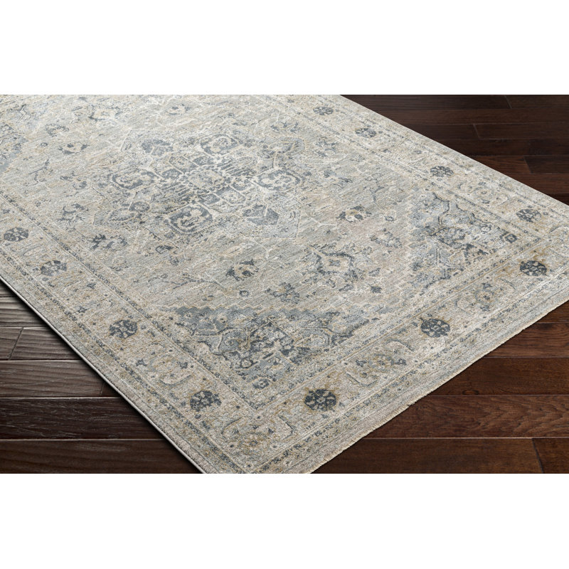 Hoeft Oriental Indoor Rug, Round 5'
