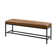 Quinlynn Faux Leather Upholstered Bench with Button-tufted Design