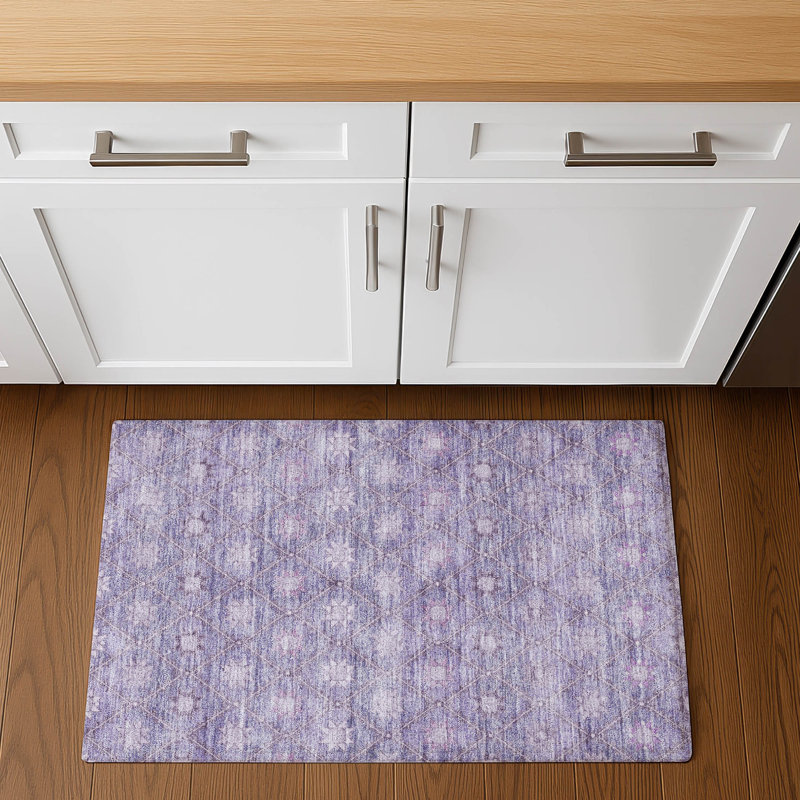 Tapis en treillis de qualité supérieure lavable à la machine AMF1858, Rectangle 1 pi 8 po x 2 pi 6 po