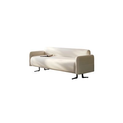 Banc de rangement en microfibre Chaynee
