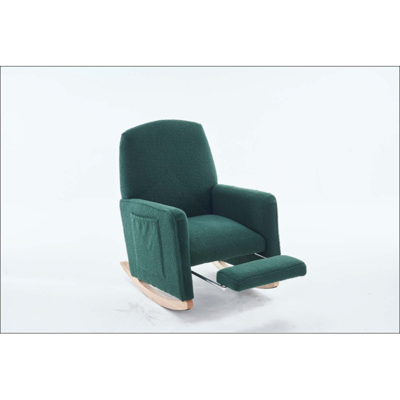 Chaise berçante Teddy, Vert