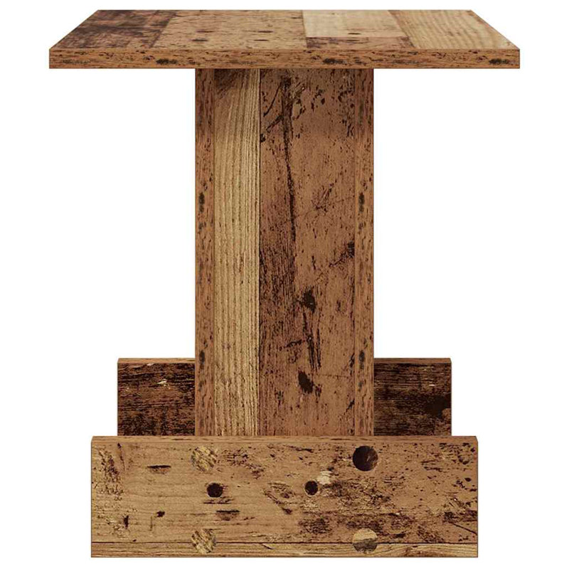 End Table, Old Wood