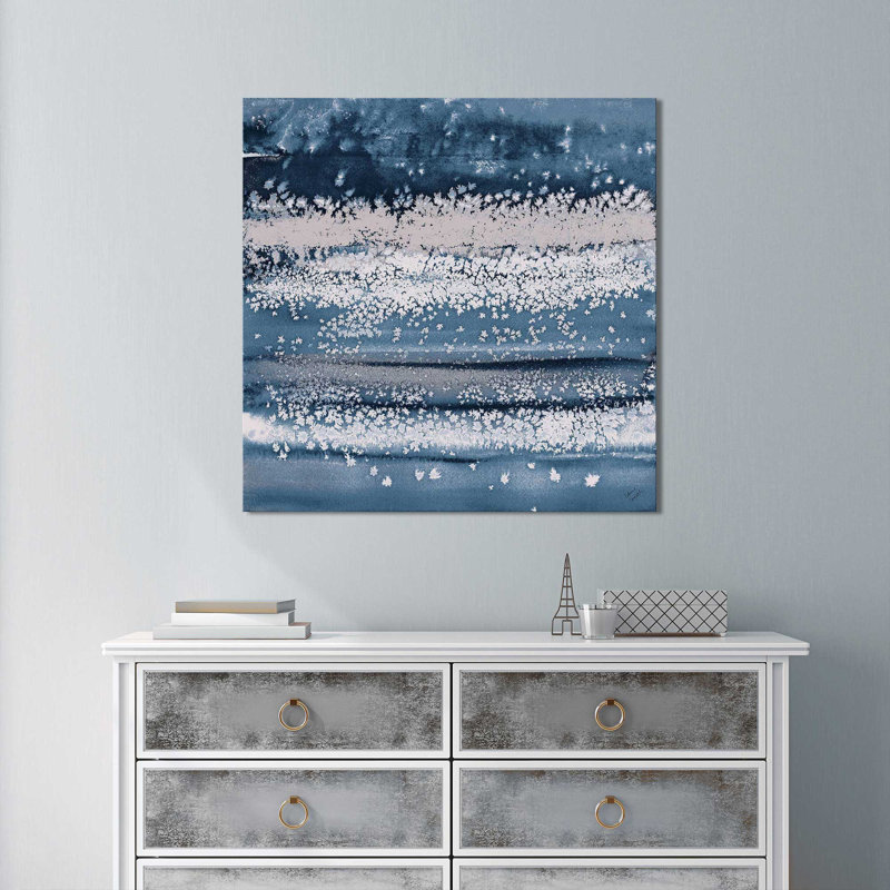«Blue Winds», reproduction d'art sur toile encadrée, H 24 po x l 24 po x P 1 po, Toile tendue