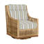 Outdoor Peninsula Gliding Wicker/Rattan Chair with Cushions-396858720-301211511-301233518