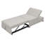 Fauteuil convertible 4 en 1 Sartain avec tissu en lin et éponge haute densité-126351633