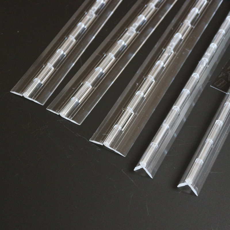 Transparent Clear Plastic Acrylic 300mm Continuous Piano Hinge Hinges