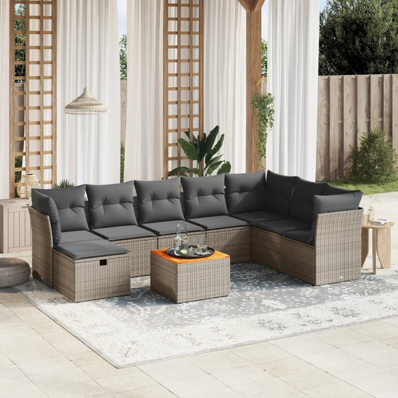 Ensemble de canapé de jardin Vidaxl