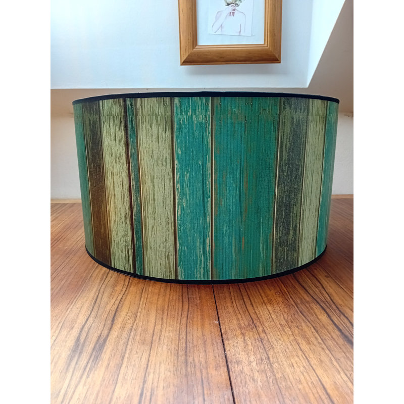 Élégante lampe sur pied abstraite avec corps en bois, hauteur 60,2 po | Abat-jour en tissu (17,7 po de diamètre) | Douille E27, 40 W maximum | Interrupteur marche / arrêt sur le câble | Conception champêtre et florale | Parfait pour le salon et la chambre à coucher