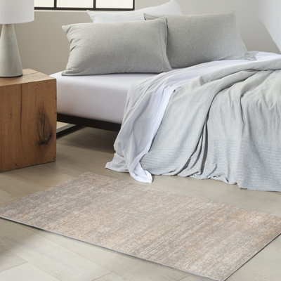 Tapis gris moderne Calvin Klein