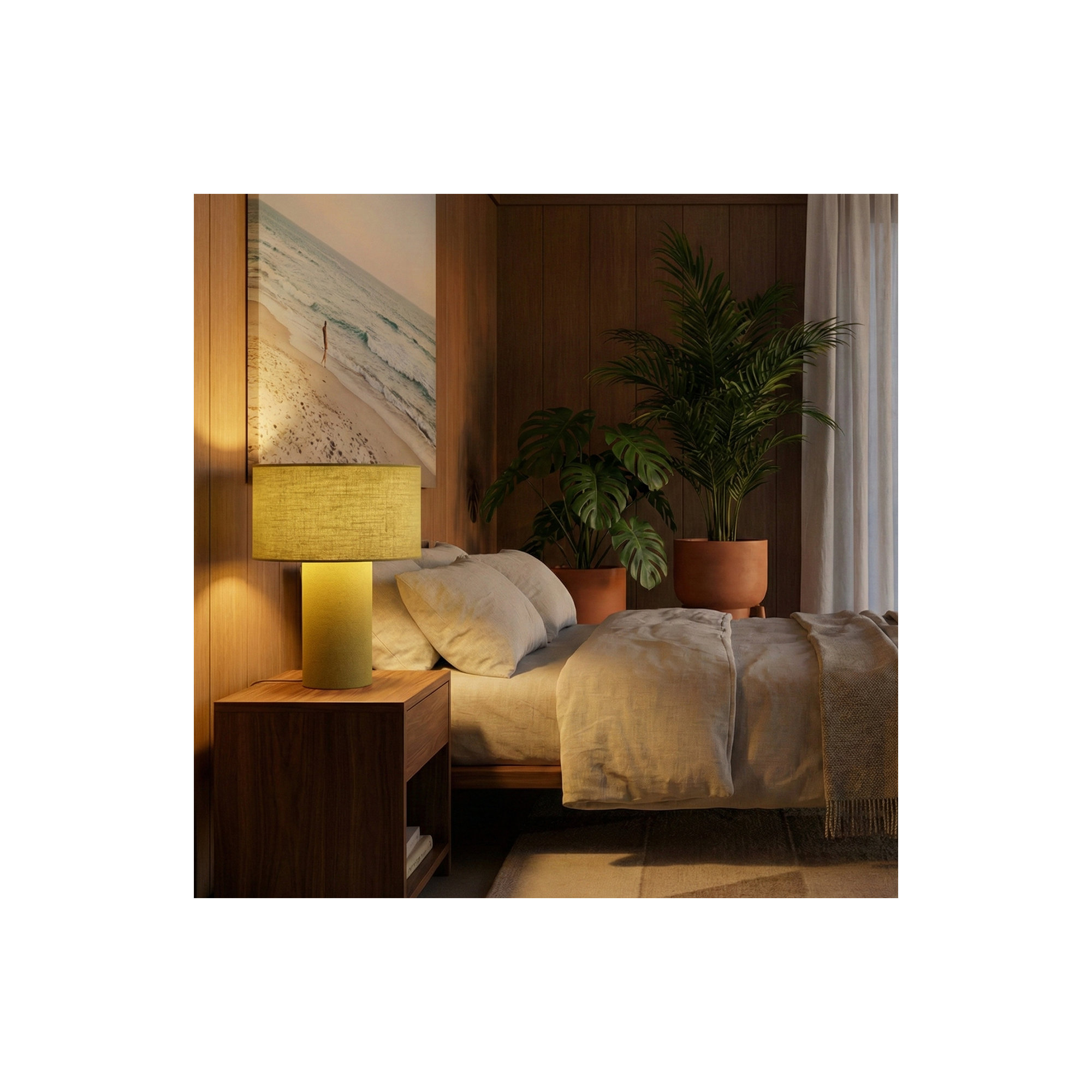 Moonlight, Table Lamp, Avocado, Avocado