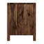Rustic Walnut Open Nightstand