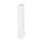 Armoire de rangement multimédia à 3 colonnes avec 21 tablettes réglables pour le salon Cataleya, P 8,75 po x l 56 po x H 51 po, blanc-99170462