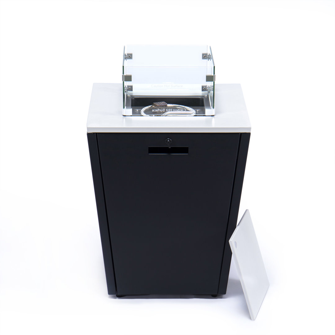 Lakell Aluminium Propane Outdoor Fire Pit Table