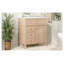 Meuble-lavabo en bois massif et panneau de fibres à densité moyenne de 30 pouces avec lavabo et armoire de rangement