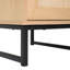 Tables de chevet ou de bout de style moderne Mid-Century avec tiroirs décoratifs en rotin-1107793890
