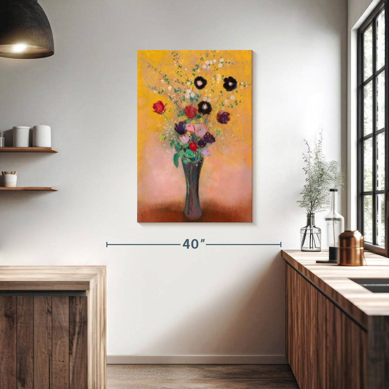 Vase de fleurs Harnek 1916, H 39 po x l 26 po