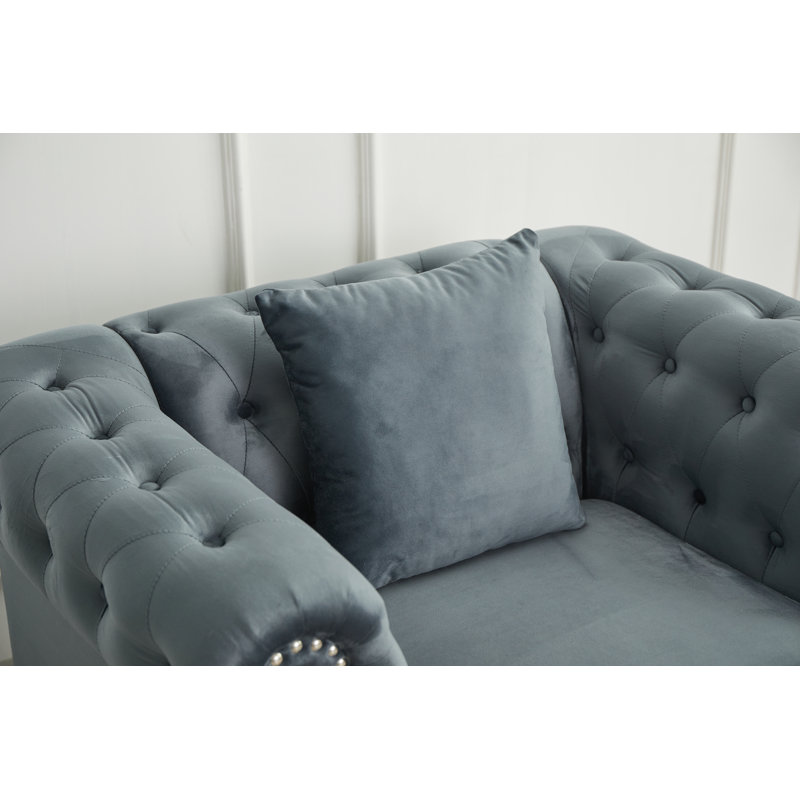 Frotten 48 de large, Velours gris velours