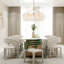 Theresa Cluster Chandelier with Glass Accents-448028094-448028095