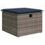 Wicker 6 - Person Garden Lounge Set with Cushions