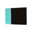 Glacier Plan & Grid Glass Dry Erase Board-45573445-45573449