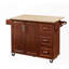 Chariot de cuisine avec armoire de rangement et support de tour-101185189