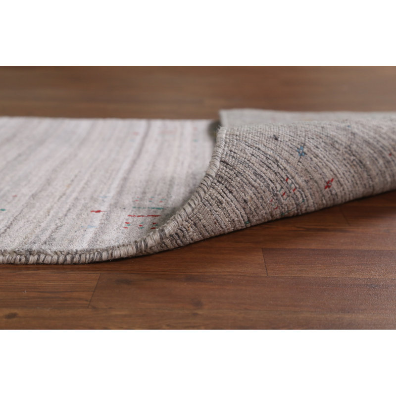 Handmade Gabbeh Style Oriental Runner Rug 3x10