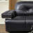 Bauhaus Retro Straight Black Sofa