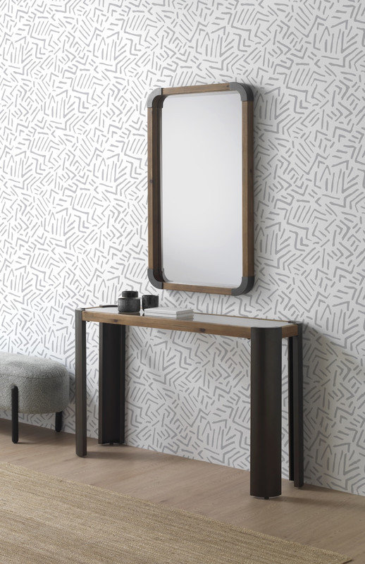 Alpcan Solid Wood Rectangle Wall Mirror