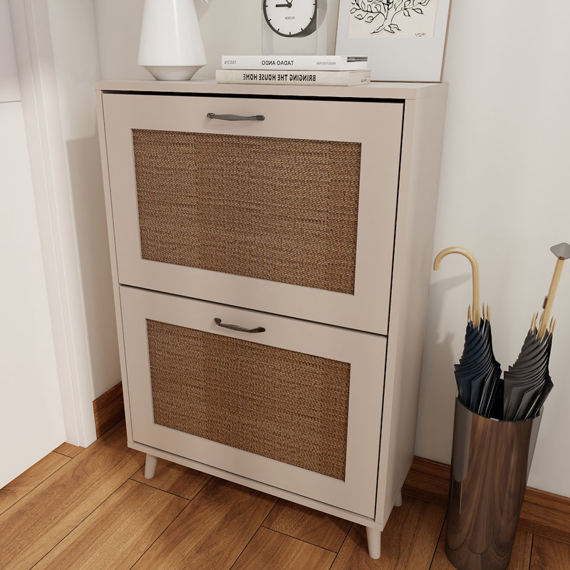 2-Tier Shoe Rack for Entryway - A Stable, Spacious and Easy - Access Shoe Storage Organizer to Hold Up to 12 Pairs