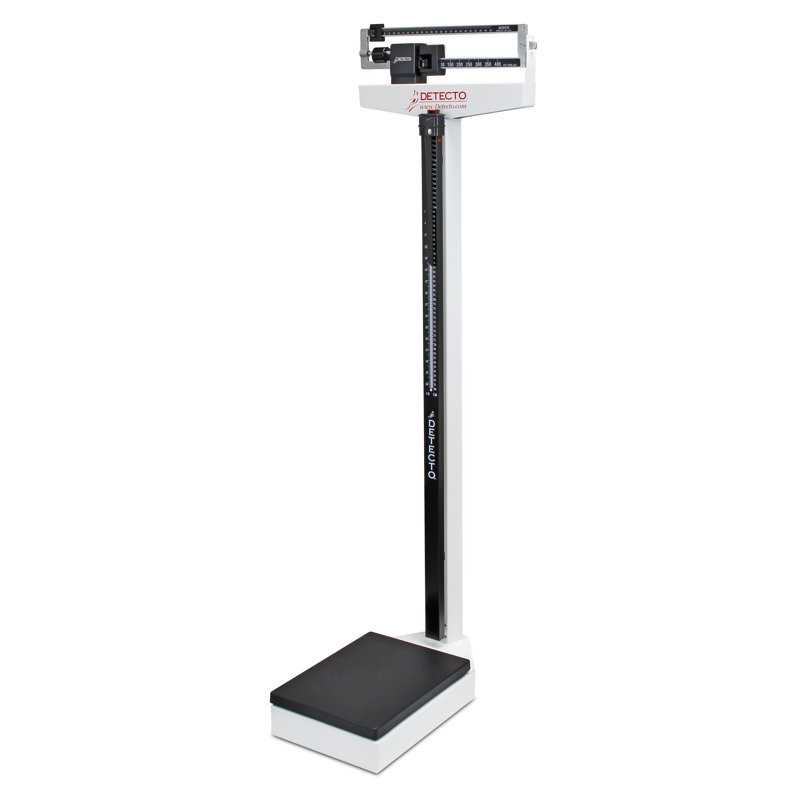 Detecto Analog Scales, Physician Scales, With Height Rod, 180 kg x 100 g