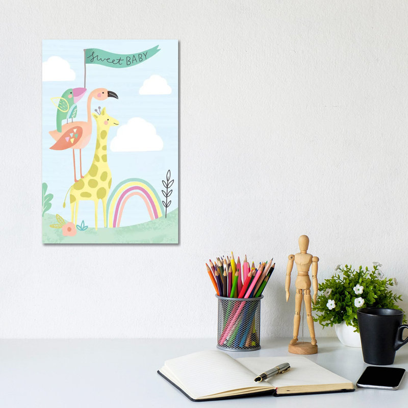 Hello Sweet Baby by Louise Allen - Wrapped Canvas Gallery-Wrapped Canvas Giclée, 20.32 cm H x 30.48 cm W
