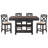 Transitional Dining Chairs Set