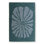 Wool Floral Area Rug in Teal
