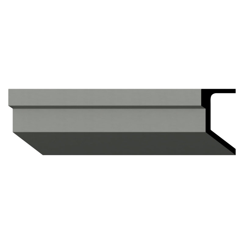 Armando 96 in. Unfinished Polyurethane Crown Moulding