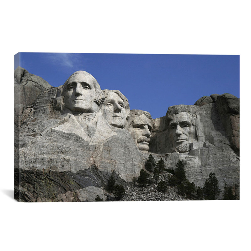 « politique mount », reproduction de photo sur toile, H 12 po x l 18 po x P 0,75 po