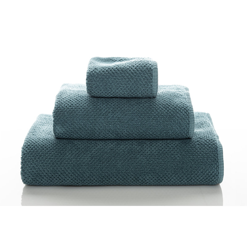 Bee Waffle Waffle Towel, Medium, Hand Towel 1-Pack, Deep Sea